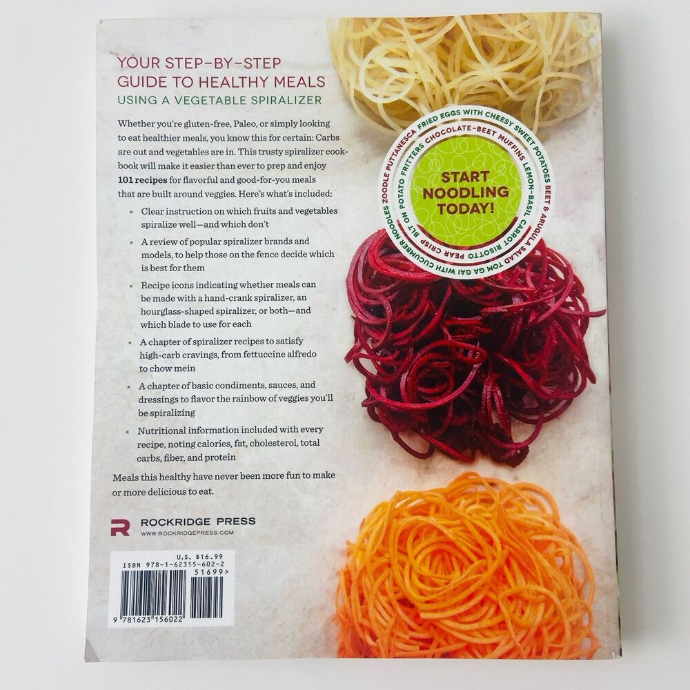 Healthy Spiralizer Cookbook : Flavorful and Filling Salads, Soups & Suppers - Picture 2 of 16